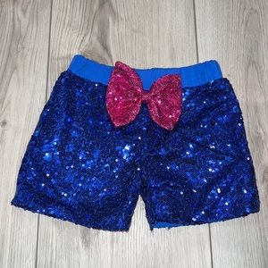 Blue Sparkle Shorts
